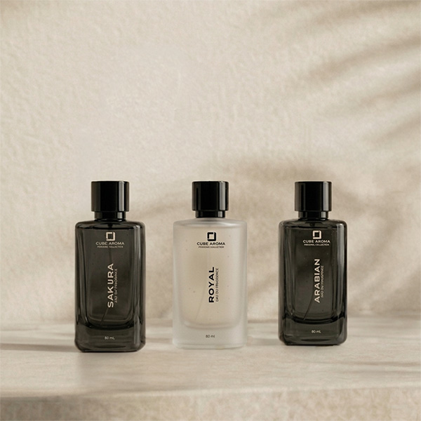 3 عطور شخصية بـ 35 KD من كيوب أروما